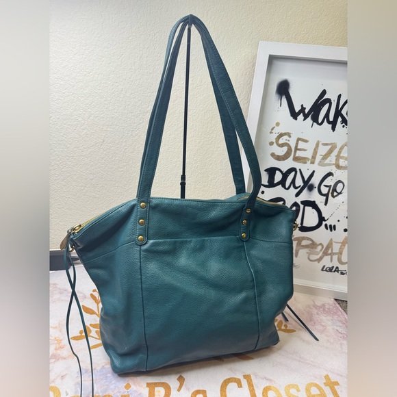 Hobo Large Teal Green Shoulder Bag - Picture 1 of 16